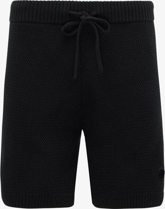 Genti Knitted Shorts | Zwart