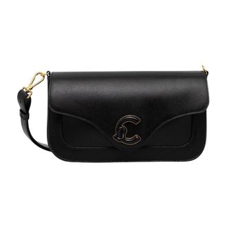 Coccinelle Tassen, Dames, Zwart, ONE Size, Leer, C-Me Calf&Marb Mini Bag