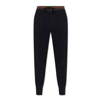 Paul Smith Broeken, Heren, Zwart, 2Xl, Katoen, Katoenen sweatpants