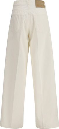 Haikure Womens Jeans Bethany Twill 45 Off White Cotton