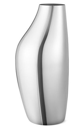 Georg Jensen Large Sky Floor Vase in Stainless Steel at Nordstrom