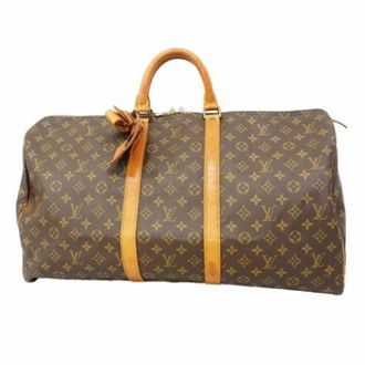 Louis Vuitton Pre-owned Vintage Boston Bag - unisex - Louis Vuitton Vintage - Vintage Weekend Bags - Brown - ONE SIZE - Pre-owned