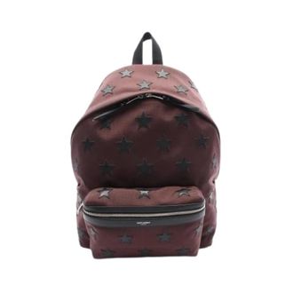 Saint Laurent Vintage, unisex, Bruin, ONE Size, Pre-owned Canvas Rugzak