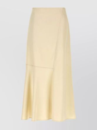 Jil Sander high-waisted midi skirt asymmetric hem