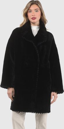 Gorski REVERSIBLE SELECT SHEARLING LAMB JACKET WITH EMBROIDERD TRIM