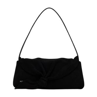 Rotate Rotate Birger Christensen, Tassen, Dames, Zwart, ONE Size, Katoen, Baguette Tas
