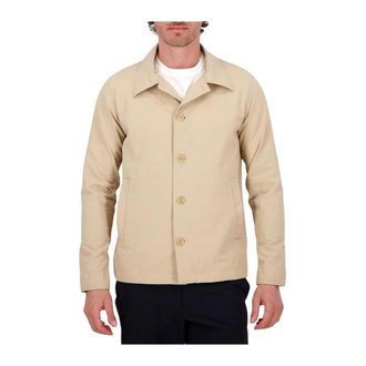 Nn.07 Zander Shirt Jacket - Heren - Zomerjassen - Beige - S - Polyester - Jassen
