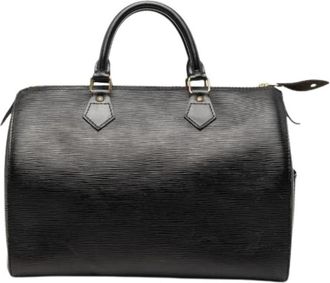 Louis Vuitton Pre-owned Epi Handbag Boston Bag - Dames - Vintage Handtas - Zwart - ONE Size - Leer - Vintage