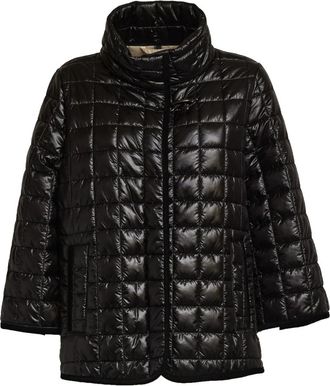 Fay Gewatteerde Cape - Dames - Winterjassen - Zwart - M - Nylon - Jassen