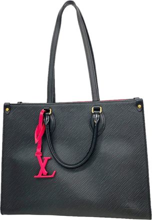 Louis Vuitton Noir Pink Tote Bag (Pre-Owned)