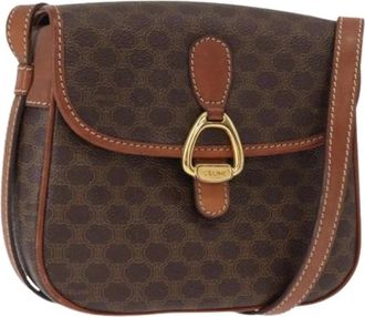 Celine Pre-owned Vintage Schoudertas - Dames - Vintage Schoudertas - Bruin - ONE Size - Leer - Vintage