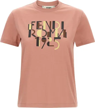 Fendi Womens Roma 1925 T-Shirt