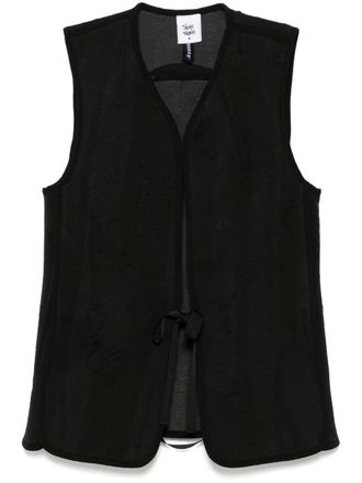 Stain Shade sleeveless gilet - Black