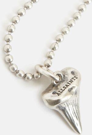 AllSaints Lace Shark Tooth Sterling Silver Pendant Necklace, Size: One Size