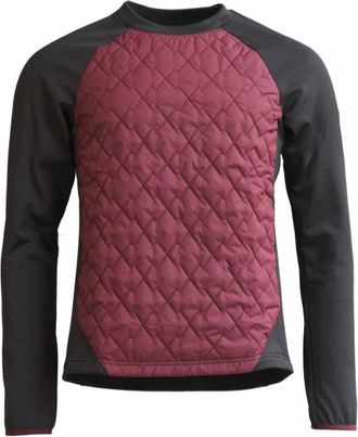 Zimtstern Spinz Hybrid Sweater Kunstfaserpullover f&uuml;r Herren | rot