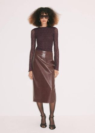 Mango BLOUSE XLIA bordeaux - Donna - XXS - MANGO