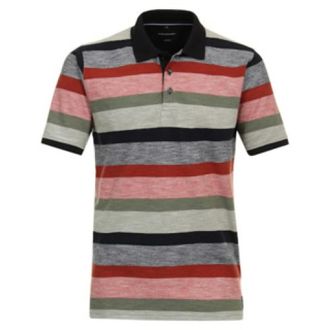 Casamoda Heren Polo in effen kleur - Heren - Tops - Veelkleurig - Maat: M Katoen