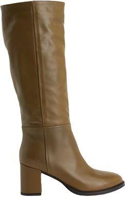 8 by YOOX LEATHER MID-HEEL BOOT