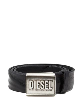 Diesel B-Metal belt - men - Bovine Leather (top grain) - 105 - Black