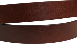Dolce & Gabbana Brown Leather Logo Metal Buckle Men Belt Calf