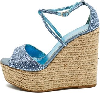 Le Silla Sandali con zeppa - Blu