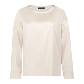 Betty Barclay Tops, Dames, Beige, XL, Satijn, Long Sleeve Tops