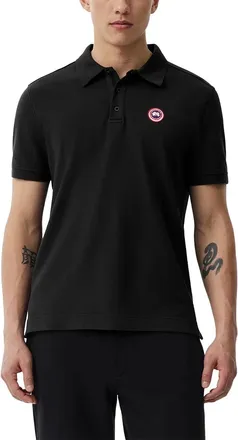 Canada Goose Cotton Piqu&eacute; Polo Shirt - Black
