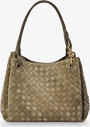 Bottega Veneta Parachute Large suede shoulder bag - BOTTEGA VENETA - gender_Woman