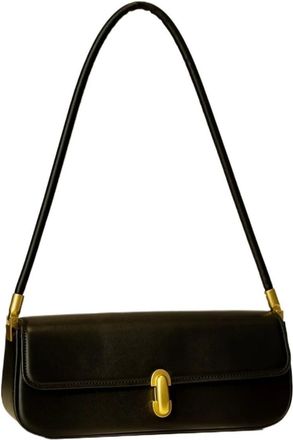 Generic Compatible For Womens Underarm Bag Versatile Trendy Single Shoulder Handbag Commute(Black)