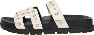 Guess Fashie Slippers - Heren - Sandalen - Wit - 38 EU - Schoenen