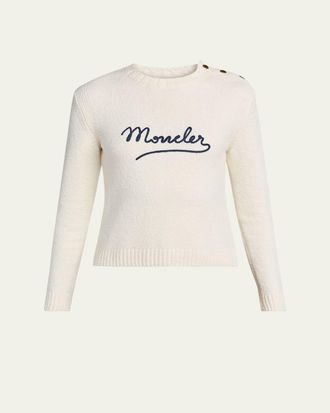 Moncler Crewneck Logo Sweater