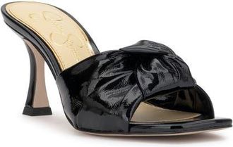 Jessica Simpson Evirra Slide Sandal in Black Patent at Nordstrom, Size 5.5