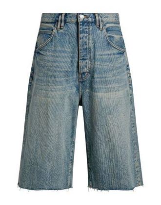 Purple BOTTOMWEAR - Denim shorts on YOOX.COM