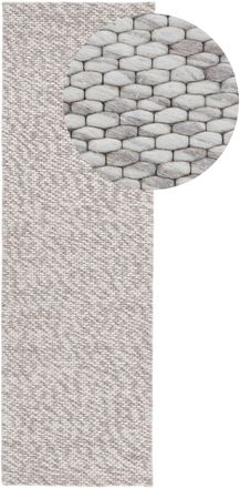 Carpetfine Wollteppich »Sina, auch als Läufer« rechteckig 14 mm Höhe Handweb Teppich, reine Wolle, meliert, handgewebt, weich & kuschelig