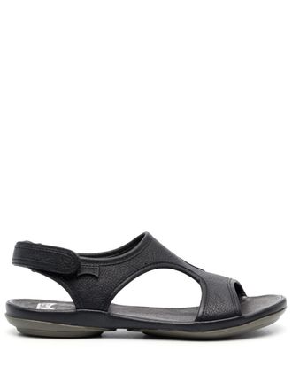 Camper Right leather flat sandals - Black