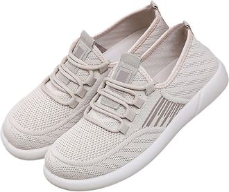 Generic Womens Orthopedic Running Trainers Women Wide Fit Plantar Fasciitis Shoes Womens New Leisure Comfortable Lightweight Flat Soft Bottom Mesh Breathable 