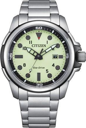 Citizen Eco-Drive Green Dial Mens Watch AW1800-89X