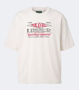 Polo Ralph Lauren T-shirt in jersey di cotone con stampa