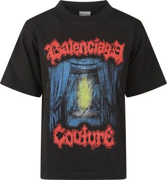 Balenciaga Mujer, Camisetas, Negro, Talla: L