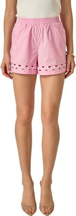 English Factory Rickrack Trim Cotton Shorts in Pink at Nordstrom Rack, Size X-Small