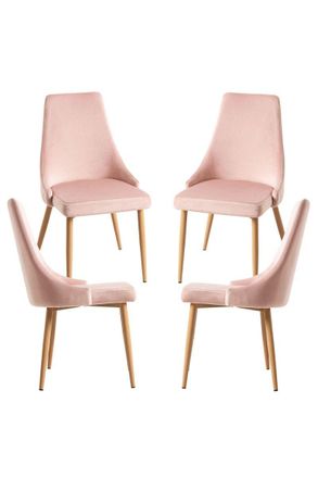 Regalos Miguel Regalos Miguel - Packs Sillas Comedor - Pack 4 Sillas Stoik Wood - Rosa