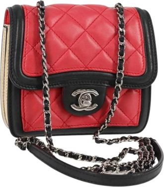 Chanel Pre-owned Vintage Schoudertas - Dames - Vintage Schoudertas - Rood - ONE Size - Leer - Vintage