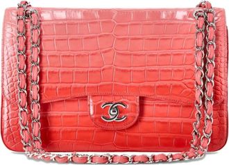 Chanel Borsa a spalla Jumbo Double Flap 2015-2016 - Rosso