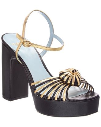 Valentino Vlogo Coeur Leather 100 Sandal