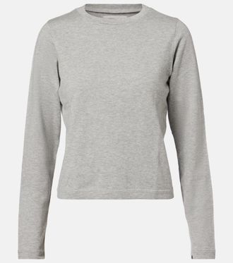 Extreme Cashmere N&deg;451 Lisa cotton and cashmere top