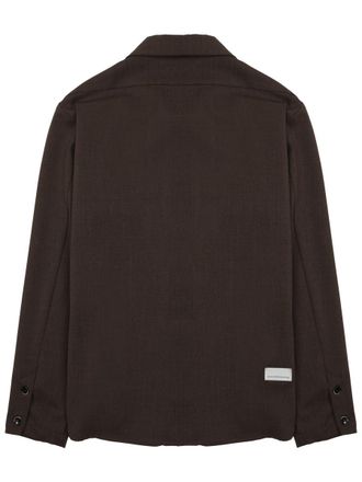 Nine In The Morning Wool Elastane Jacket - Brown