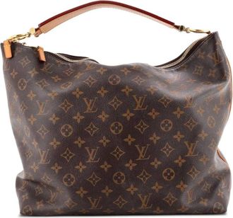 Louis Vuitton Sully Handbag Monogram Canvas MM hobo bag - Bruin