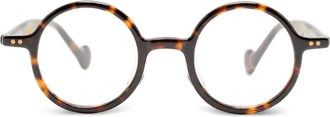 A Bathing Ape round-frame glasses - Brown