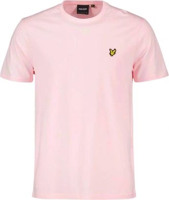 Lyle & Scott Mens Lyle & Scott Field Thistle Pink Plain T-Shirt - Size: 40