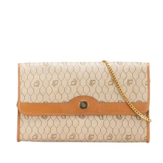 Dior Pre-owned Clutches, female, Brown, Size: ONE SIZE Pre-owned Coated Canvas Shoulder Bag